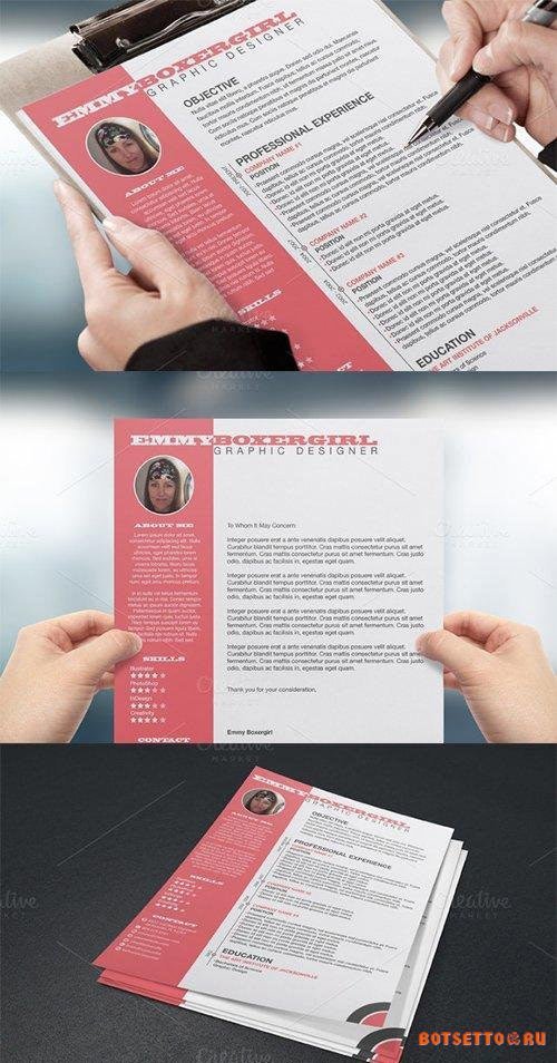 Resume & Cover Letter Template 22332